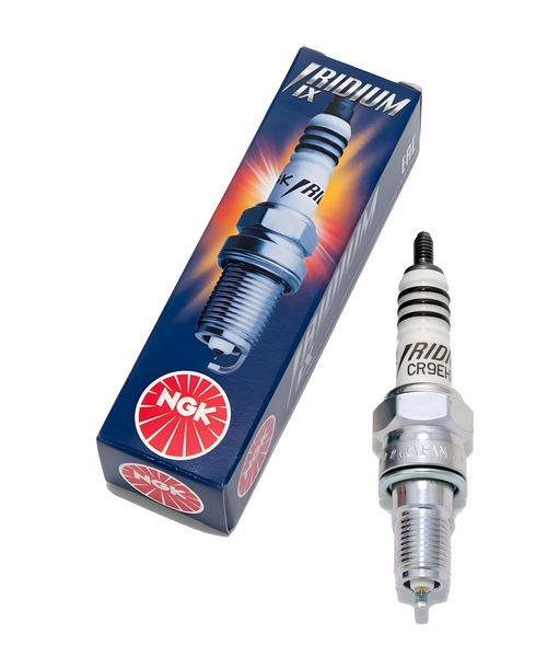 Zündkerze NGK CR9EHIX-9 Iridium-Zündkerze entstört, 19,0mm Langgewinde Ø 10,0mm, 6216