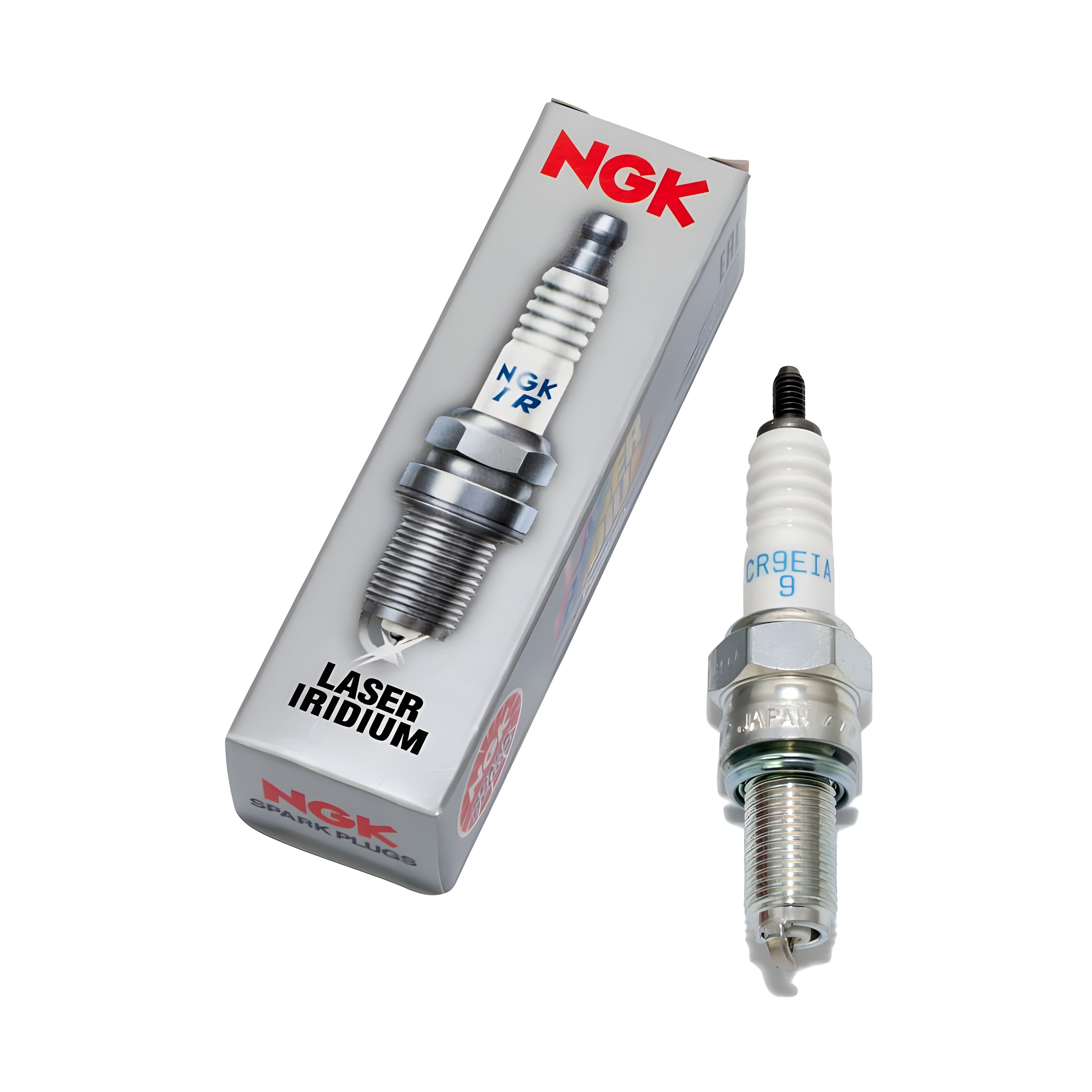 Zündkerze NGK CR9EIA-9 Iridium entstört 19mm Langgewinde Ø 10mm, 6289