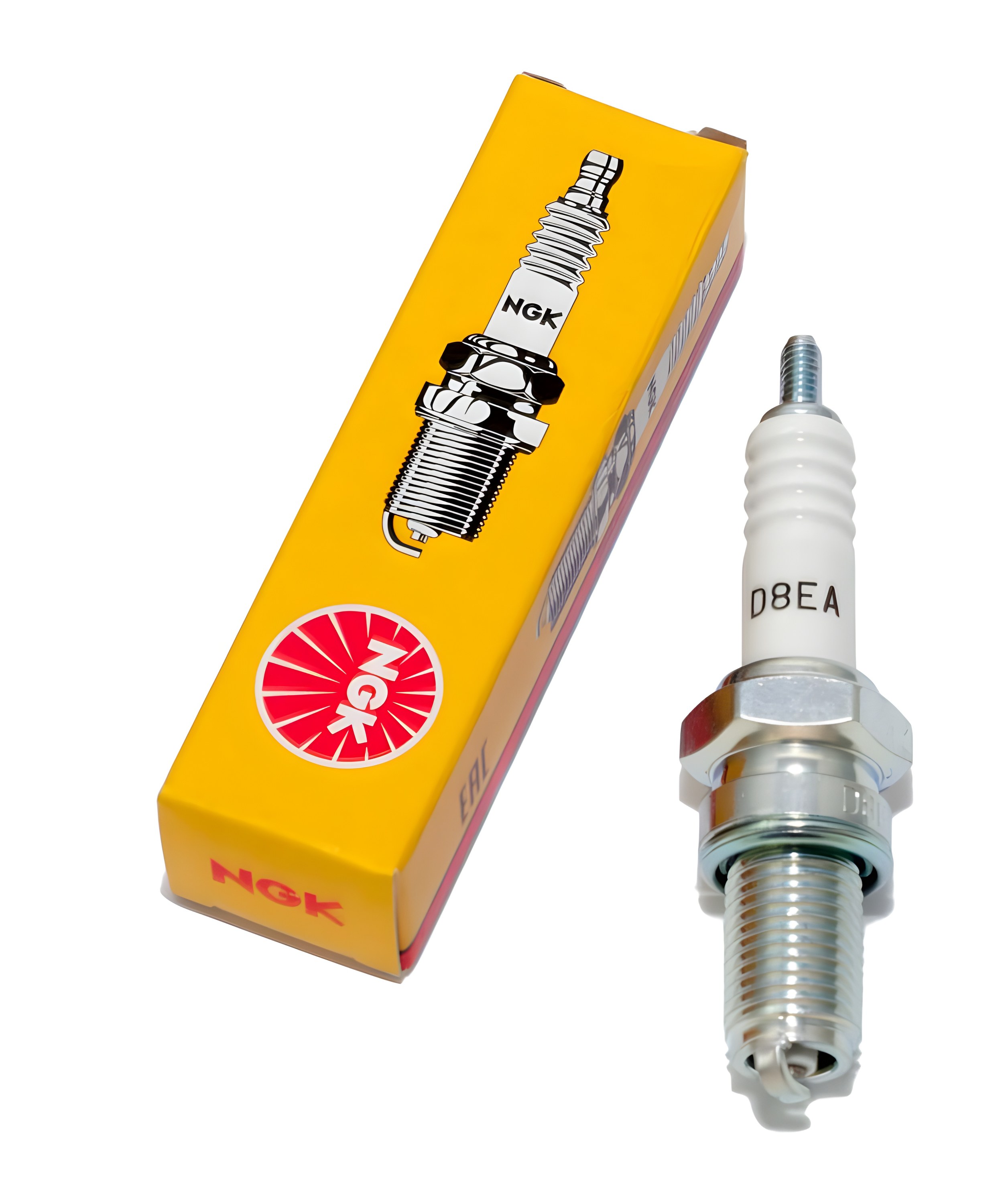 Spark plug NGK D8EA 19mm long thread Ø 12mm, 1117 2120
