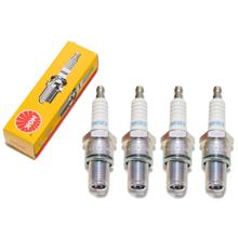 Zündkerzen Set NGK 4x BR9ES Zündkerze entstört, 19,0mm Langgewinde Ø 14,0mm, 3194 / 3988 / 5061 / 5722