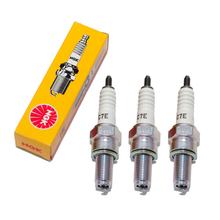 Spark plug set NGK 3x C7E, 19,0mm long thread Ø 10,0mm, 5096