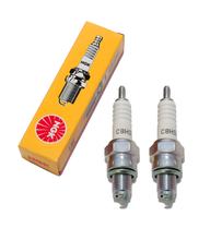 Zündkerzen Set NGK 2x C8HSA Zündkerze, 12,7mm Kurzgewinde Ø 10,0mm, 6821