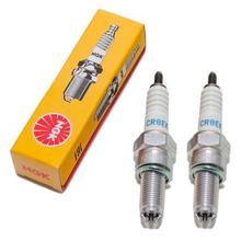 Zündkerzen Set NGK 2x CR8EK Zündkerze entstört, 19,0mm Langgewinde Ø 10,0mm 2-Massen-Elektrode, 3478