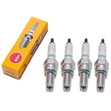 Zündkerzen Set NGK 4x CR8EK Zündkerze entstört, 19,0mm Langgewinde Ø 10,0mm 2-Massen-Elektrode, 3478
