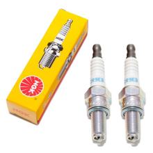 NGK bougieset 2x CR9EB bougie verwijderd, 19,0 mm lange draad Ø 10,0 mm, vaste SAE-verbindingsmoer, 6955