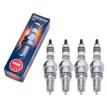 Zündkerzen Set NGK 4x CR9EHIX-9 Iridium-Zündkerze entstört, 19,0mm Langgewinde Ø 10,0mm, 6216