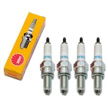 Zündkerzen Set NGK 4x CR9EK Zündkerze entstört, 19,0mm Langgewinde Ø 10,0mm 2-Massen-Elektrode, 4548 / 5600