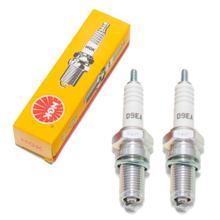 Spark plug set NGK 2x D9EA, 19,0mm long thread Ø 12,0mm, 2420