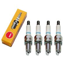 Zündkerzen Set NGK 4x DCPR9E Zündkerze entstört, 19,0mm Langgewinde Ø 12,0mm, 2641