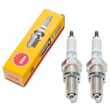 Spark plug set NGK 2x DPR6EA-9 resistor, 19,0mm long thread Ø 12,0mm, 5531