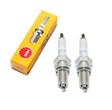 Zündkerzen Set NGK 2x DPR7EA-9 Zündkerze entstört, 19,0mm Langgewinde Ø 12,0mm, 3146 / 5129 / 5262