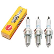 Zündkerzen Set NGK 3x DPR8EA-9 Zündkerze entstört, 19,0mm Langgewinde Ø 12,0mm, 3483 / 4929 / 6570
