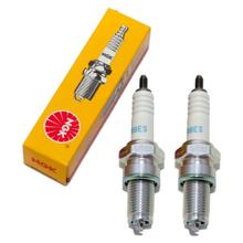 Zündkerzen Set NGK 2x DR8ES Zündkerze entstört, 19,0mm Langgewinde Ø 12,0mm, 2204 / 5423