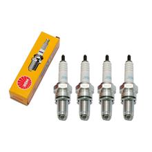 Sada zapalovacích svíček NGK 4x JR9C, rušené zapalovací svíčky, dlouhá závitová délka 19,0mm Ø 12,0mm, 6193