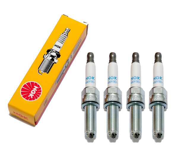 Candele set NGK 4x LMAR9D-J candela resistenza, 26,5mm filettatura estesa Ø 10,0mm 2-massa-elettrodi, 1633