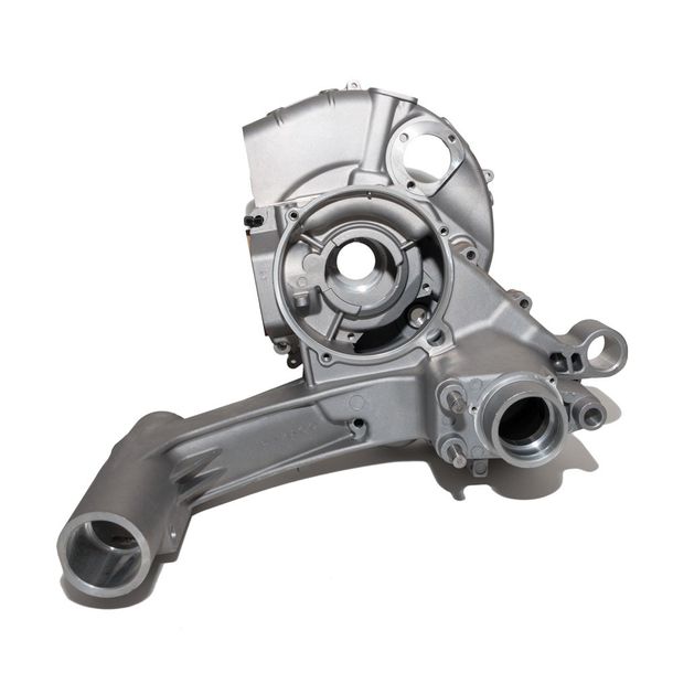 Carter moteur Pinasco, esclave pour Vespa PX 125 150 - avec entrée e-start/diaphragme, y compris collecteur d'admission et bloc diaphragme