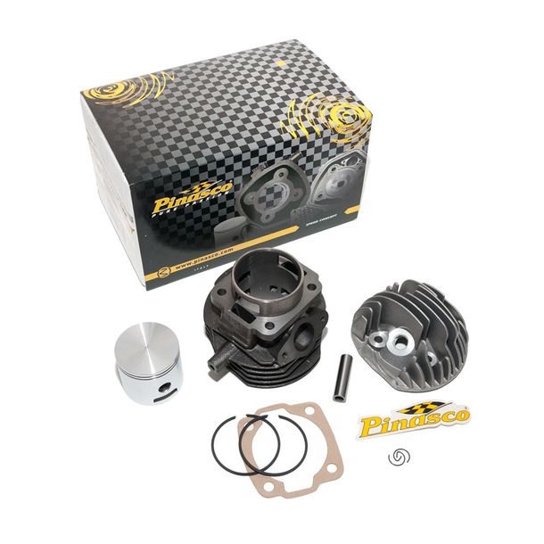 Cylindre Racing / Cylindre Racing Kit Pinasco, 102cc 55mm pour Vespa PK50 / S / XL (incl. Culasse)