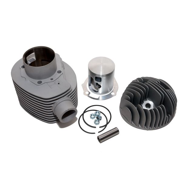 Kit cylindre/cylindres racing Pinasco, 215 ccm 69 mm pour Vespa 200 Rally/P 200 E/PX 200 E (culasse incl.)