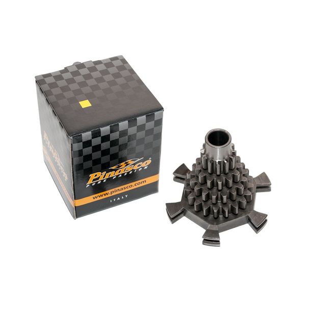Arbre de prise de force/jeu d'engrenages intermédiaires Pinasco, Z 12-13-17-20 pour Vespa P 200 E/PX 125 - 200 (3ème rapport court)