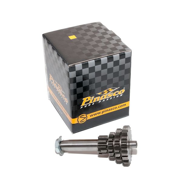 Kit arbre de prise de force/intermédiaire Super Sport Pinasco, Z 10-14-17-20 pour Vespa 50 S/SR/SS/ET 3 (3ème court, très court 4e rapport)