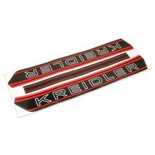 Etiqueta / emblema para el tanque - Kreidler "Negro / Rojo"