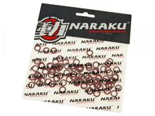 Těsnicí kroužky papírové Naraku 6x10x1mm 100 kusů