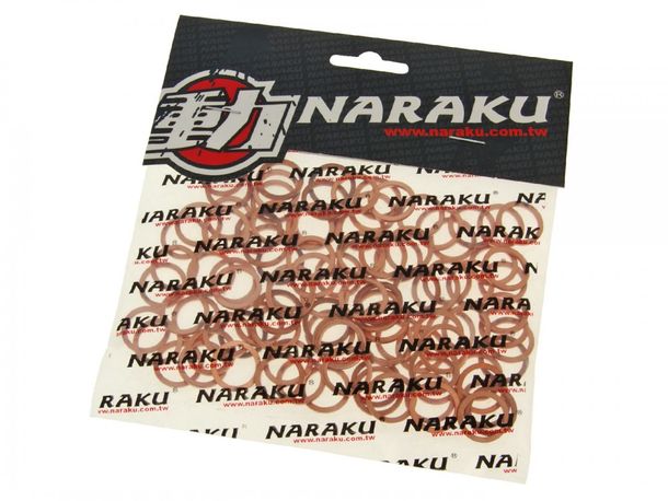 Anelli di tenuta rame Naraku 12x16x1,5mm 100 pezzi
