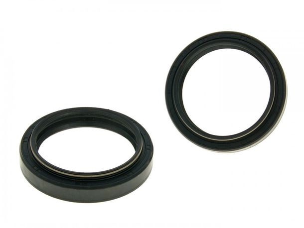 Juego de retenes eje horquilla delantera 41x53x8/10,5 Tipo H para Kawasaki, Suzuki, Yamaha
