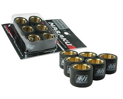 Variomatikgewichte Naraku HD HeavyDuty Satz Variorollen 23x18mm, 20,0g, 6 Stück