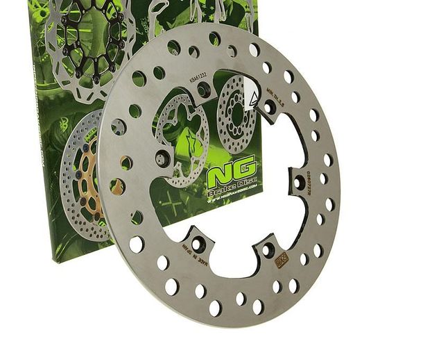 Disco freno NG 026 - 220/108/4mm 6 fori per Gilera GSM, Puch Condor H @k Enduro Zulu 50 cc