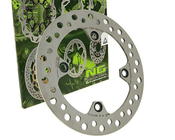 Disco freno NG 043 - 220/105/4 mm 4 fori per Honda CBR R XL V Varadero 125 - 600 ccm