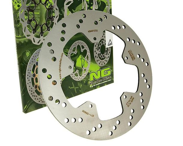 Disco freno NG 071 - 260/125/4mm 5 fori per Piaggio Beverly Carnaby RST 4V i.e. X9 i.e., Gilera Nexus 125 - 500 ccm