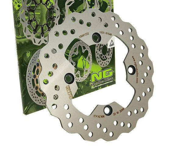 Disco freno Wavy NG 100X - 220/100/4 mm 4 fori per Kawasaki ZX-6R 600 - 1000 ccm costruiti tra il 1998 e il 2015