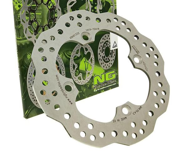 Disque de frein Wavy NG 101X - 220/105/5mm 4 trous pour Honda FES Pantheon Foresight NSS Jazz TRX EX X SportRax 125 - 400 ccm