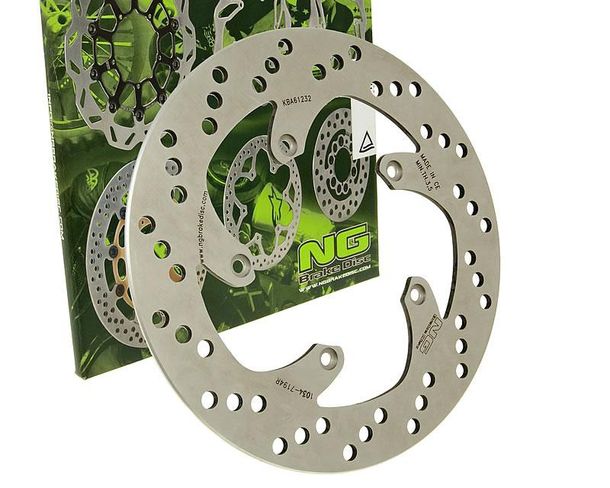NG 1034 remschijf - 240/105/4mm 5-gaats voor Malaguti Password 250 ccm