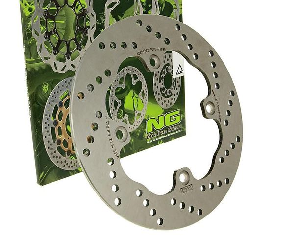 Disco freno NG 1065 - 250/117/5,7 mm 4 fori per Suzuki AN Burgman 650 ccm modello anno 2002 - 2004