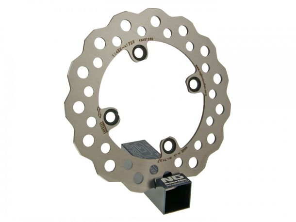 Disque de frein Wavy NG 1143X - 180/79/3mm 4 trous pour Kawasaki KX, Suzuki RM 65 ccm