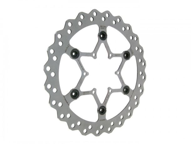Disco freno galleggiante ondulato NG 1299X - 270/70,5/3mm 6 fori per TM EN 125 - 530 ccm anno 1998 - 2015