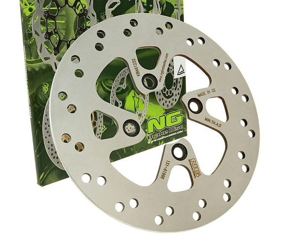 Disque de frein NG 131 - 220/54/4,5 mm 4 trous pour Yamaha YP Majesty 125 ccm construit en 1998