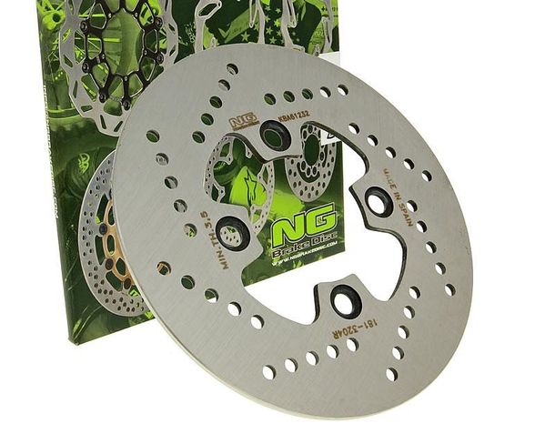 Disque de frein NG 181 - 190/64/4mm 4 trous pour Suzuki Katana LC AC 50 ccm année modèle 1999