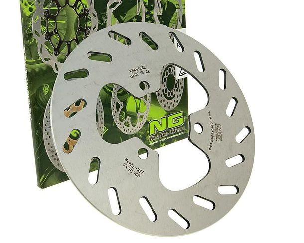 Disque de frein NG 238 - 218/62/3,5 mm 3 trous pour Aprilia SX, Derbi Senda SM X-Treme RX DRD R Racing Gilera RCR SM1 Bultaco Lobito 50 cc