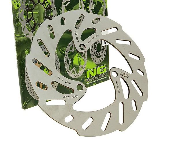 Disque de frein Wavy NG 238X - 218/62/3,5 mm à 3 trous pour Aprilia SX, Derbi Senda SM, DRD, X-Treme Pro Racing RX R, Gilera RCR Racer Ltd Edition SM1 Bultaco