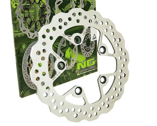 Disco de freno Wavy NG 240X - 240/89/5 mm 5 orificios para Suzuki GSF N S Bandit 1 SV 6 SF ABS 50 - 1300 ccm