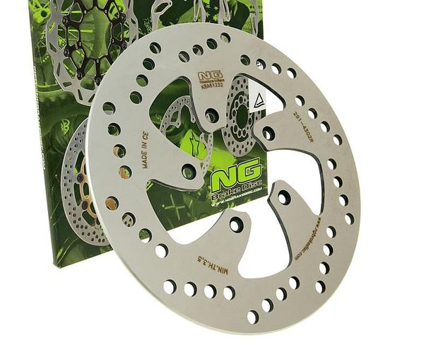Disque de frein NG 291 - 220/60/4mm 5 trous pour Aprilia Scarabeo Street Di-Tech AC 4-V 0 Light 50 - 500 ccm