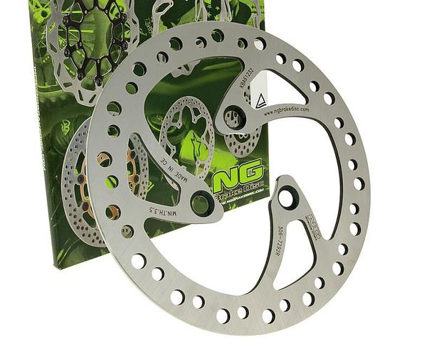 Disco freno NG 306 - 226/58/4 mm a 3 fori per Peugeot Jet-Force C-Tech Elystar TSDI Elyseo 50-125 ccm