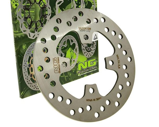Disco de freno NG 363 - 177/63/4 mm delantero con 4 orificios para Polaris Predator Troy Lee E LE 500 ccm