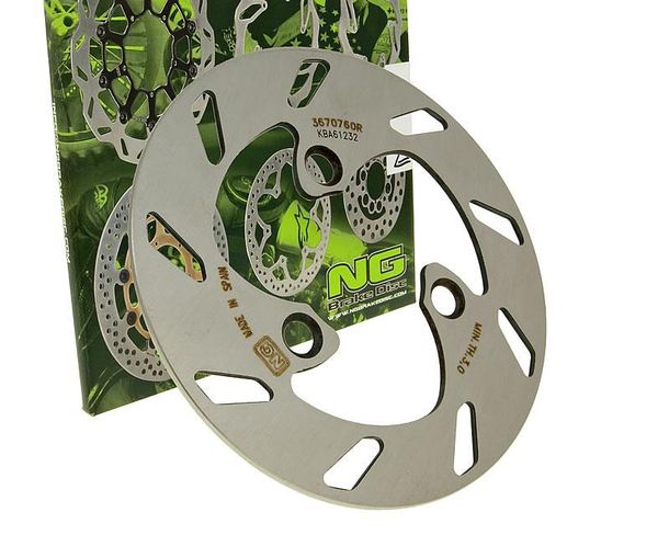 Disco freno NG 367 - 180/58/3,5 mm 3 fori per Peugeot Elystar 50 ccm modello anno 2004