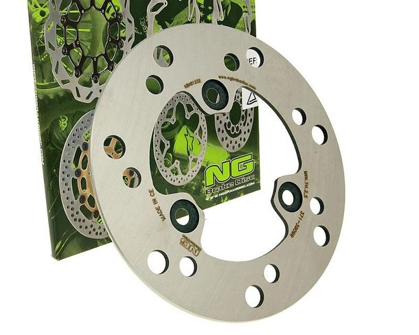 Disco de freno NG 371 - 160/60/3 mm con 3 orificios para Daelim Message Vivo 50 ccm