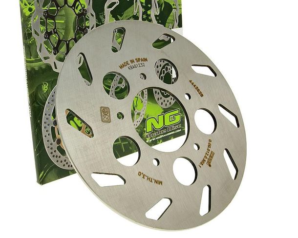 Disque de frein NG 444 - 190/58/3,5 mm 5 trous pour Derbi GP1 Revolution 50 ccm