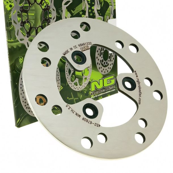 Disque de frein NG 452 - 155/40,6/4 mm 3 trous pour Yamaha Jog R AC, REX RS 4 PGO Big Max Nova Motors City Star YE Zest Benzhou Breeze Aprilia Sonic Peugeot